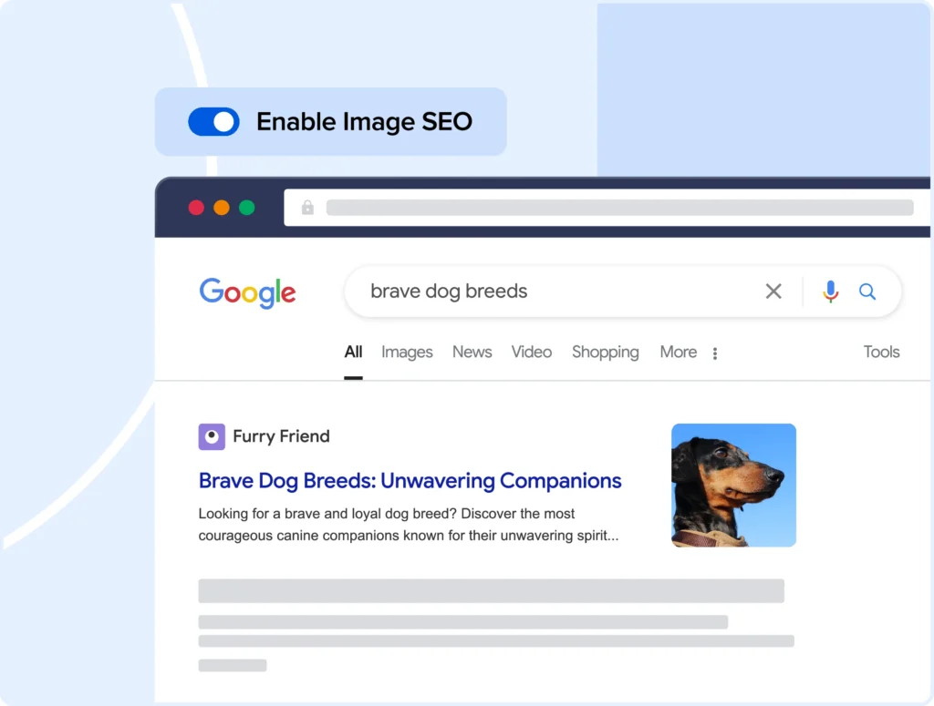 Add schema markup to your post or page without touching code.