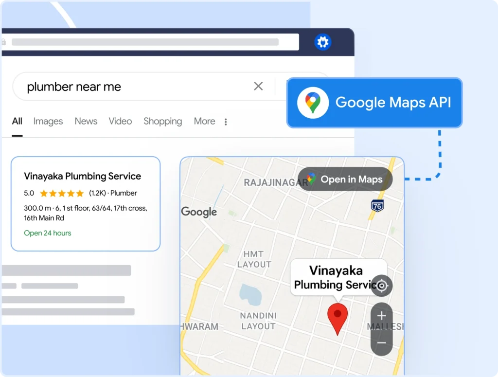 AIOSEOは、Google MapsのAPI要件を自動的に処理します。